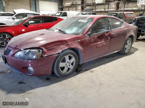 2007 Pontiac Grand Prix GT with VIN 2G2WR554771164762, listed as a Copart auction lot 84214814 with 95,656 mi miles and Salvage Title. Bid and sale history available at carsss.com. Image 1.