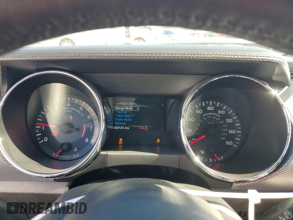 2016 Ford Mustang GT with VIN 1FA6P8CF2G5334568, listed as a Copart auction lot 47313515 with 59,734 mi miles and Salvage Title. Bid and sale history available at DreamBid. Image 9.