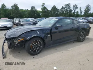2018 Ford Mustang GT with VIN 1FA6P8CF4J5170263, listed as a Copart auction lot 51222345 with 88,733 mi miles and Salvage Title. Bid and sale history available at DreamBid. Image 1.