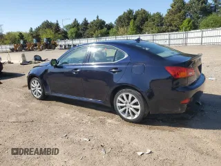 2008 Lexus IS 250 with VIN JTHCK262385019893, listed as a Copart auction lot 55444735 with 118,791 mi miles and Salvage title. Bid and sale history available at DreamBid. Image 2.