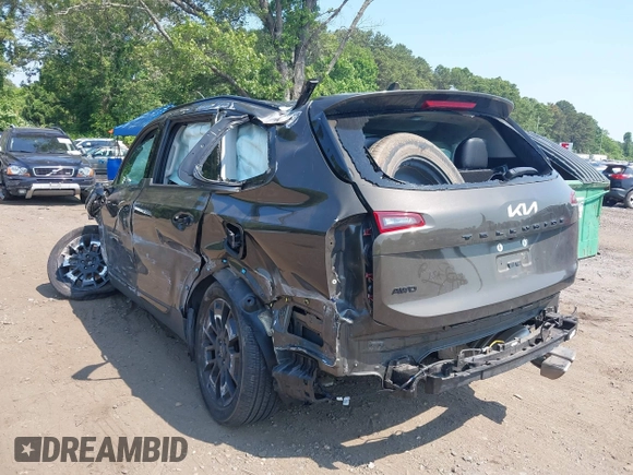 2022 Kia Telluride SX z VIN 5XYP5DHC4NG285857, wystawiony jako IAAI lot #42420016 z przebiegiem 40 000 mil mil oraz . Historia ofert i sprzedaży dostępna na DreamBid. Obrazek 3.