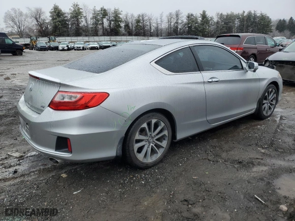 2014 Honda Accord Coupe EX-L with VIN 1HGCT2B86EA007105, listed as a Copart auction lot 44216105 with 107,552 mi miles and Salvage Title. Bid and sale history available at carsss.com. Image 3.