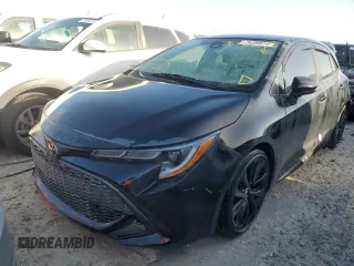 2022 Toyota Corolla Hatchback SE with VIN JTND4MBE1N3180631, listed as a Copart auction lot 76296614 with 39,690 mi miles and Salvage Title. Bid and sale history available at carsss.com. Image 1.