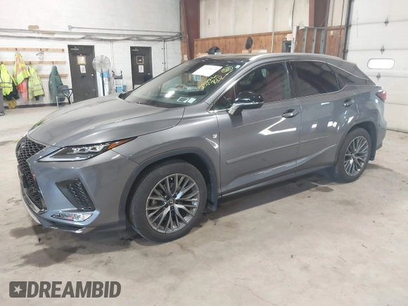 2022 Lexus RX 350 F Sport with VIN 2T2YZMDA0NC367069, listed as a IAAI auction lot 42516670 with 23,454 mi miles and . Bid and sale history available at DreamBid. Image 2.