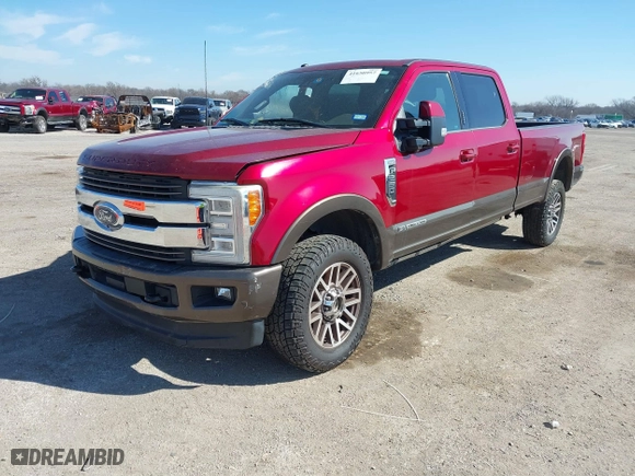 2017 Ford Super Duty F-250 SRW Lariat with VIN 1FT7W2BTXHEE69983, listed as a IAAI auction lot 41650957 with 177,645 mi miles. Bid and sale history available at carsss.com. Image 17.