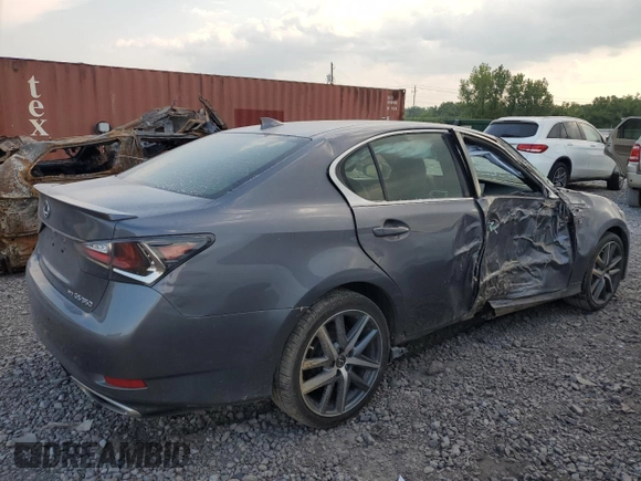 2016 Lexus GS 350 with VIN JTHCZ1BL9GA000694, listed as a Copart auction lot 65799164 with 104,483 mi miles and Salvage Title. Bid and sale history available at carsss.com. Image 3.