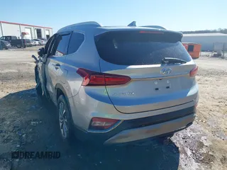 2020 Hyundai Santa Fe Limited with VIN 5NMS5CAD6LH304340, listed as a IAAI auction lot 41796115 with 56,989 mi miles. Bid and sale history available at carsss.com. Image 3.