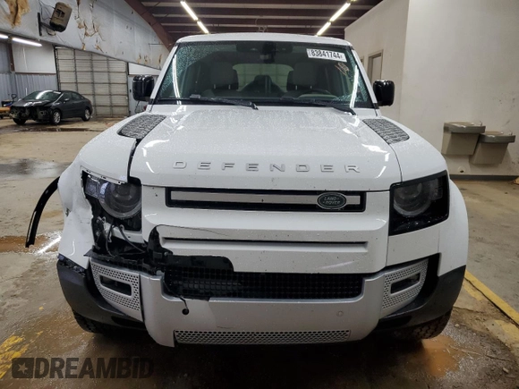 2024 Land Rover Defender S with VIN SALEJ7EX4R2283949, listed as a Copart auction lot 83841744 with 9,824 mi miles and Salvage title. Bid and sale history available at DreamBid. Image 5.
