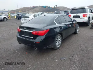2014 Infiniti Q50 Premium z VIN JN1BV7AR2EM705630, wystawiony jako IAAI lot #42258650 z przebiegiem 109 151 mil mil oraz . Historia ofert i sprzedaży dostępna na DreamBid. Obrazek 4.
