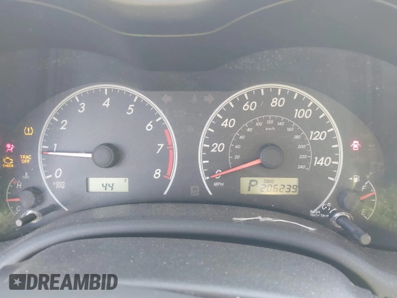 2012 Toyota Corolla L with VIN JTDBU4EEXC9170164, listed as a IAAI auction lot 41789075 with 206,239 mi miles and . Bid and sale history available at DreamBid. Image 7.