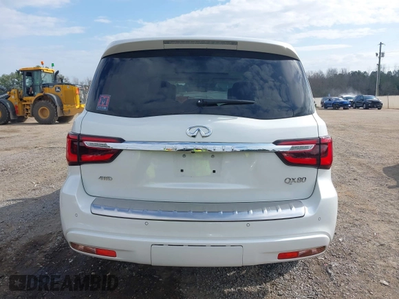 2020 Infiniti QX80 LUXE with VIN JN8AZ2NE6L9251314, listed as a IAAI auction lot 41520416 with 97,252 mi miles. Bid and sale history available at carsss.com. Image 16.