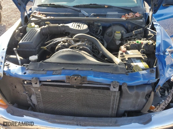 1998 Dodge Dakota SLT with VIN 1B7GL22X5WS631528, listed as a Copart auction lot 84926904 with 213,907 mi miles and Salvage Title. Bid and sale history available at carsss.com. Image 11.