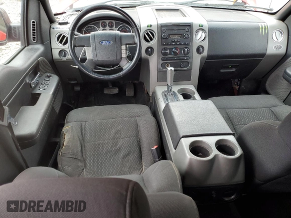2007 Ford F-150 XLT with VIN 1FTPW14V17KD00444, listed as a Copart auction lot 55849535 with 208,900 mi miles and Non repairable. Bid and sale history available at DreamBid. Image 8.
