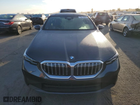 2024 BMW 5 Series 530i with VIN WBA43FJ01RCS08326, listed as a Copart auction lot 75218854 with 0 mi miles and Salvage Title. Bid and sale history available at carsss.com. Image 5.