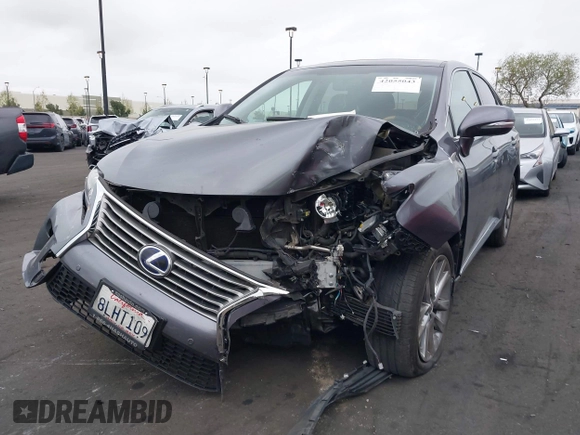 2015 Lexus RX 450h with VIN 2T2ZB1BA3FC003756, listed as a IAAI auction lot 42055043 with 66,386 mi miles and . Bid and sale history available at DreamBid. Image 6.
