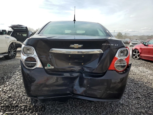 2013 Chevrolet Sonic LT with VIN 1G1JC5SH0D4217163, listed as a Copart auction lot 42626765 with 169,567 mi miles and Salvage Title. Bid and sale history available at DreamBid. Image 6.