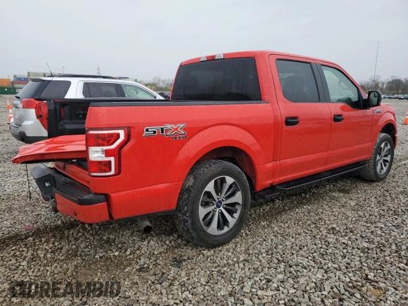 2019 Ford F-150 XL with VIN 1FTEW1EP7KFB61137, listed as a Copart auction lot 51326085 with 100,972 mi miles and Salvage Title. Bid and sale history available at carsss.com. Image 3.