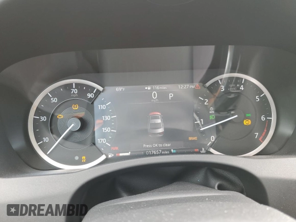 2020 Jaguar XE S with VIN SAJAE4FX9LCP64709, listed as a Copart auction lot 54824115 with 17,657 mi miles and Salvage Title. Bid and sale history available at DreamBid. Image 9.