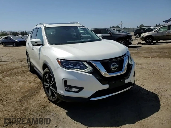 2017 Nissan Rogue SL with VIN 5N1AT2MT3HC751952, listed as a Copart auction lot 60842915 with 75,606 mi miles and Salvage title. Bid and sale history available at DreamBid. Image 14.