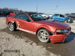 2001 Ford Mustang Deluxe with VIN 1FAFP44421F107940, listed as a Copart auction lot 48740865 with 157,878 mi miles and Salvage Title. Bid and sale history available at carsss.com. Image 4.