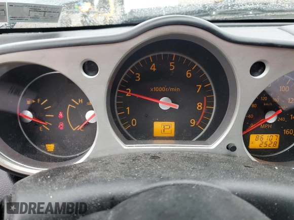 2008 Nissan 350Z Enthusiast with VIN JN1BZ36A48M852200, listed as a Copart auction lot 86136044 with 86,107 mi miles and Clean Title. Bid and sale history available at DreamBid. Image 9.