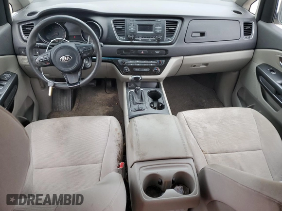 2015 Kia Sedona L with VIN KNDMA5C13F6023455, listed as a Copart auction lot 45580205 with 187,647 mi miles and Clean Title. Bid and sale history available at carsss.com. Image 8.