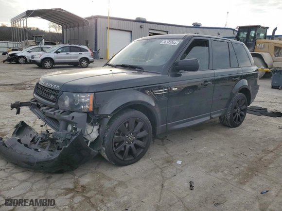 2013 Land Rover Range Rover Sport HSE with VIN SALSF2D4XDA807005, listed as a Copart auction lot 86545544 with 103,092 mi miles and Salvage Title. Bid and sale history available at carsss.com. Image 1.
