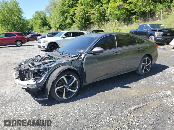 2019 Honda Accord Sport z VIN 1HGCV2F32KA006070, wystawiony jako Copart lot #58180025 z przebiegiem 88 408 mil mil oraz Szkoda całkowita • Salvage title. Historia ofert i sprzedaży dostępna na DreamBid. Obrazek 1.