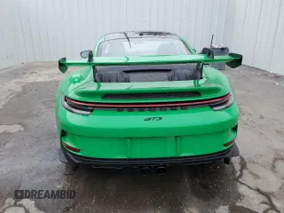 2022 Porsche 911 GT3 with VIN WP0AC2A92NS268077, listed as a Copart auction lot 88943885 with 14,079 mi miles and Salvage Title. Bid and sale history available at carsss.com. Image 6.