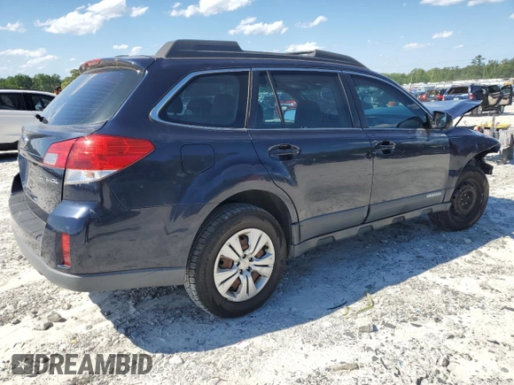 2012 Subaru Outback 2.5i z VIN 4S4BRCAC8C3208005, wystawiony jako Copart lot #58119905 z przebiegiem 165 156 mil mil oraz Szkoda całkowita • Salvage title. Historia ofert i sprzedaży dostępna na DreamBid. Obrazek 3.