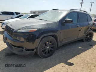 2014 Jeep Cherokee Latitude with VIN 1C4PJLCS9EW300912, listed as a Copart auction lot 50382215 with 154,970 mi miles and Salvage Title. Bid and sale history available at carsss.com. Image 1.