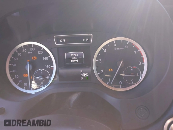 2017 Infiniti QX30 Sport with VIN SJKCH5CP7HA027937, listed as a IAAI auction lot 41190531 with 89,493 mi miles. Bid and sale history available at carsss.com. Image 7.