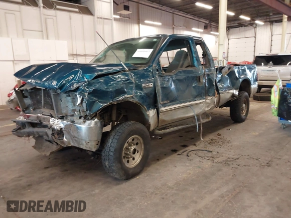 2000 Ford F-250 XL with VIN 1FTNX21F5YEE22098, listed as a IAAI auction lot 40899007 with 254,361 mi miles and . Bid and sale history available at DreamBid. Image 2.