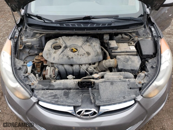 2012 Hyundai Elantra GLS PZEV with VIN 5NPDH4AE7CH133843, listed as a Copart auction lot 50526765 with 142,562 mi miles and Clean Title. Bid and sale history available at carsss.com. Image 11.