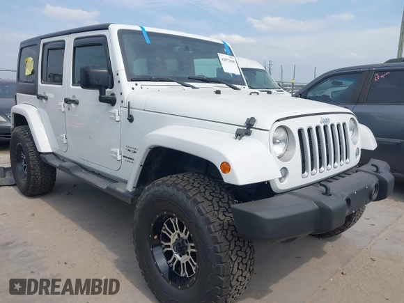 2018 Jeep Wrangler Unlimited Sahara with VIN 1C4HJWEG1JL801934, listed as a IAAI auction lot 42072968 with 112,432 mi miles and . Bid and sale history available at DreamBid. Image 1.