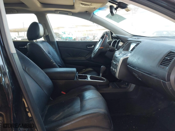 2009 Nissan Murano SL with VIN JN8AZ18W59W154596, listed as a IAAI auction lot 41713782 with 1 mi miles. Bid and sale history available at carsss.com. Image 5.