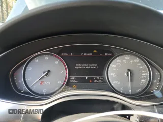2013 Audi S6 Prestige with VIN WAUJ2AFC3DN116143, listed as a Copart auction lot 79538124 with 111,428 mi miles and Salvage Title. Bid and sale history available at carsss.com. Image 9.