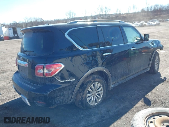 2017 Nissan Armada SV z VIN JN8AY2NC2H9504072, wystawiony jako IAAI lot #41660343 z przebiegiem 106 316 mil mil oraz . Historia ofert i sprzedaży dostępna na DreamBid. Obrazek 4.