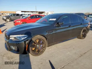 2020 BMW M5 Competition with VIN WBSJF0C00LCD24854, listed as a Copart auction lot 47097375 with 32,610 mi miles and Salvage Title. Bid and sale history available at carsss.com. Image 1.