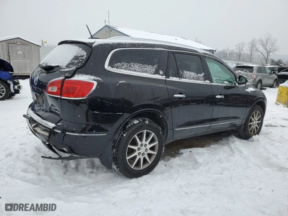 2017 Buick Enclave Convenience with VIN 5GAKRAKD4HJ340117, listed as a Copart auction lot 87244854 with 76,173 mi miles and Salvage Title. Bid and sale history available at carsss.com. Image 3.