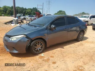 2014 Toyota Corolla L with VIN 5YFBURHE7EP153120, listed as a Copart auction lot 62824405 with Not provided miles and Salvage title. Bid and sale history available at DreamBid. Image 1.