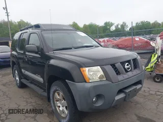2005 Nissan Xterra S with VIN 5N1AN08W55C652063, listed as a IAAI auction lot 42239527 with 67,560 mi miles and . Bid and sale history available at DreamBid. Image 1.