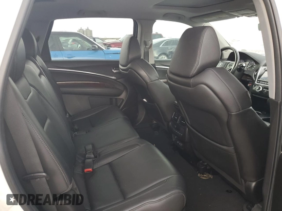 2017 Acura MDX Technology with VIN 5FRYD3H55HB006252, listed as a Copart auction lot 58595065 with 159,857 mi miles and Salvage title. Bid and sale history available at DreamBid. Image 11.