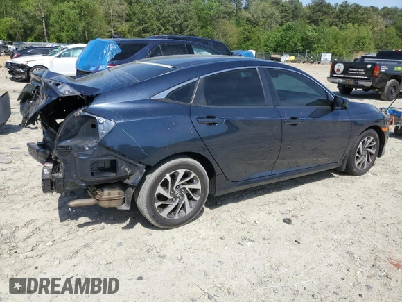 2016 Honda Civic EX with VIN 19XFC2F76GE242701, listed as a Copart auction lot 52005815 with 101,480 mi miles and Salvage Title. Bid and sale history available at DreamBid. Image 3.