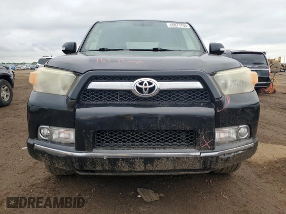2010 Toyota 4Runner Trail with VIN JTEBU5JR0A5002371, listed as a Copart auction lot 60871795 with 169,676 mi miles and Salvage title. Bid and sale history available at DreamBid. Image 5.