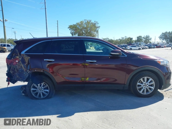 2020 Kia Sorento LX V6 with VIN 5XYPGDA50LG621118, listed as a IAAI auction lot 40988611 with 78,427 mi miles. Bid and sale history available at carsss.com. Image 13.