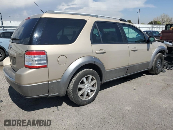 2008 Ford Taurus X SEL z VIN 1FMDK02W58GA27299, wystawiony jako Copart lot #54070345 z przebiegiem 82 629 mil mil oraz Szkoda całkowita • Salvage title. Historia ofert i sprzedaży dostępna na DreamBid. Obrazek 3.