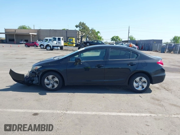 2015 Honda Civic LX with VIN 19XFB2F57FE236972, listed as a IAAI auction lot 42136355 with 114,230 mi miles and . Bid and sale history available at DreamBid. Image 14.