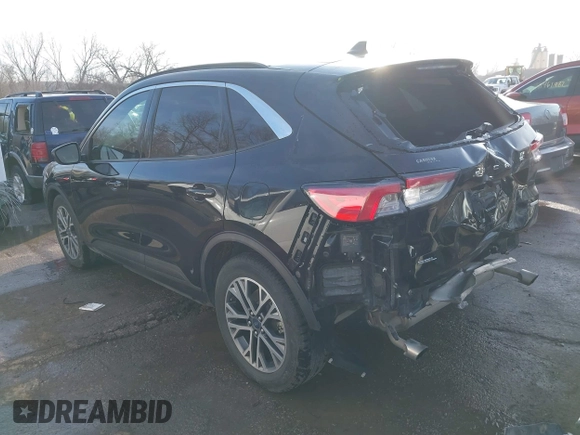 2020 Ford Escape SEL with VIN 1FMCU0H66LUB65697, listed as a IAAI auction lot 41460693 with 63,009 mi miles and . Bid and sale history available at carsss.com. Image 3.