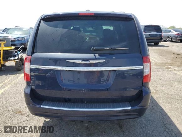 2014 Chrysler Town & Country Touring with VIN 2C4RC1BG0ER422877, listed as a Copart auction lot 54392755 with 117,605 mi miles and Salvage Title. Bid and sale history available at carsss.com. Image 6.